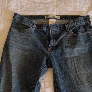 GAP Women's Long and Lean Boot Cut - Deep Blue